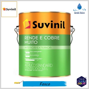 Tinta Acrílica Standard Rende/Cobre Muito Base Água Fosco,  3.6lt